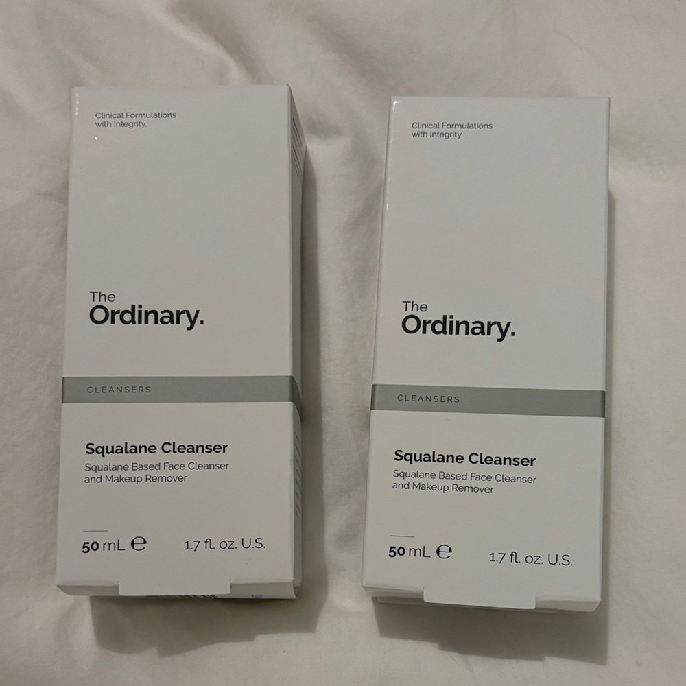 The Ordinary Squalane Cleanser (2 x 50ml) - New and not opened